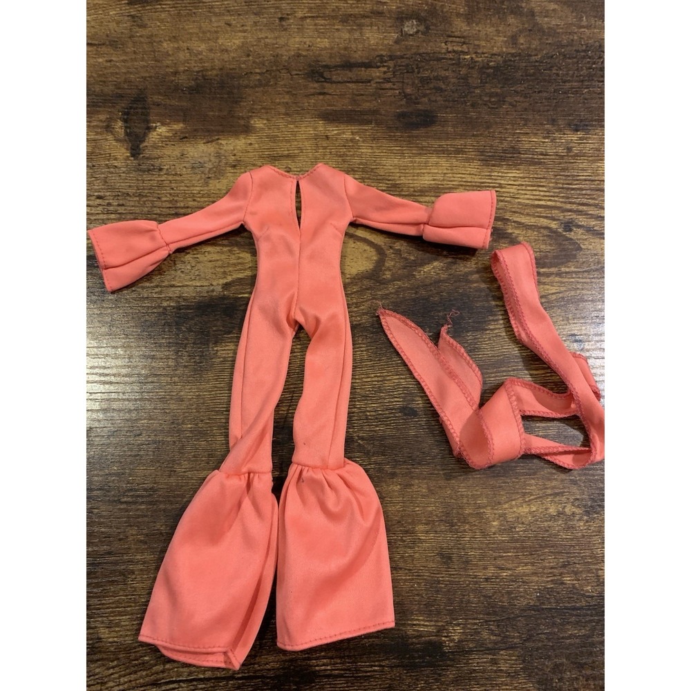 Mego Cher Doll Pink Jumpsuit Bell Bottom‎ Bob Mackie Design